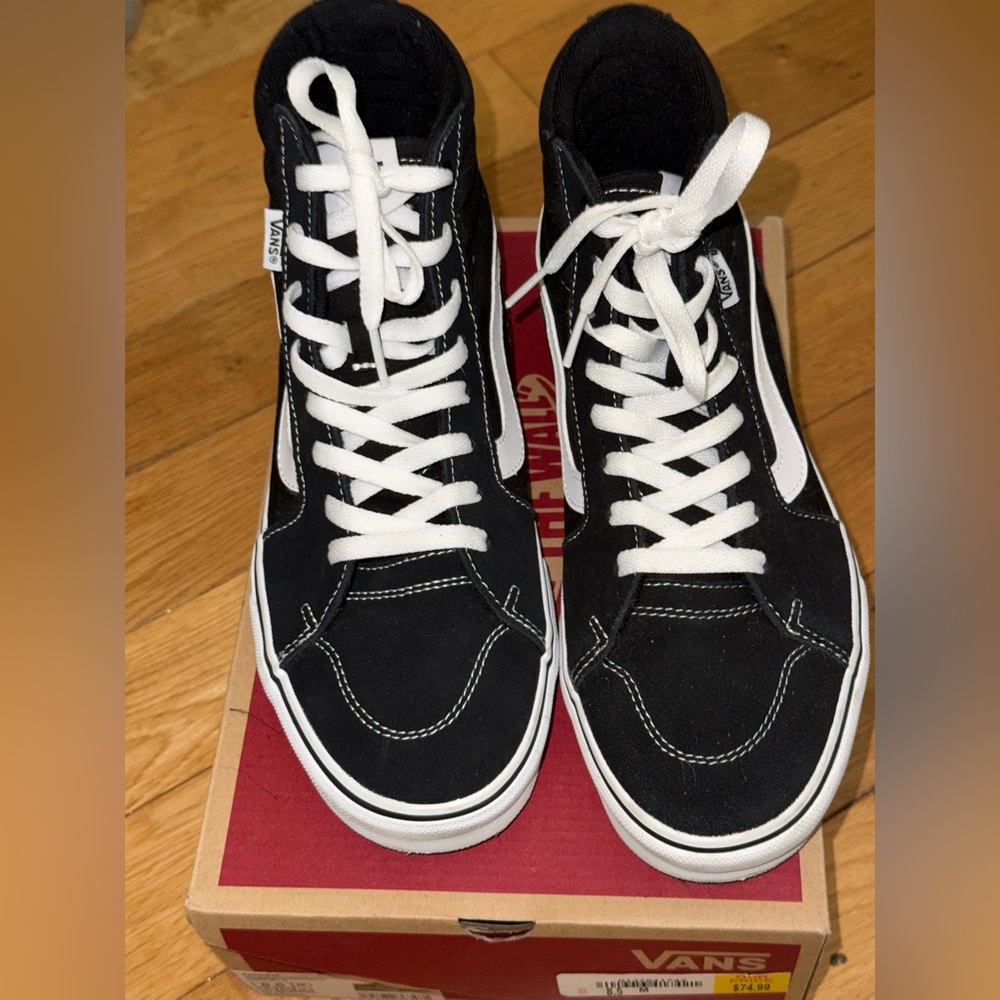 Vans Classic Black and White High-Tops